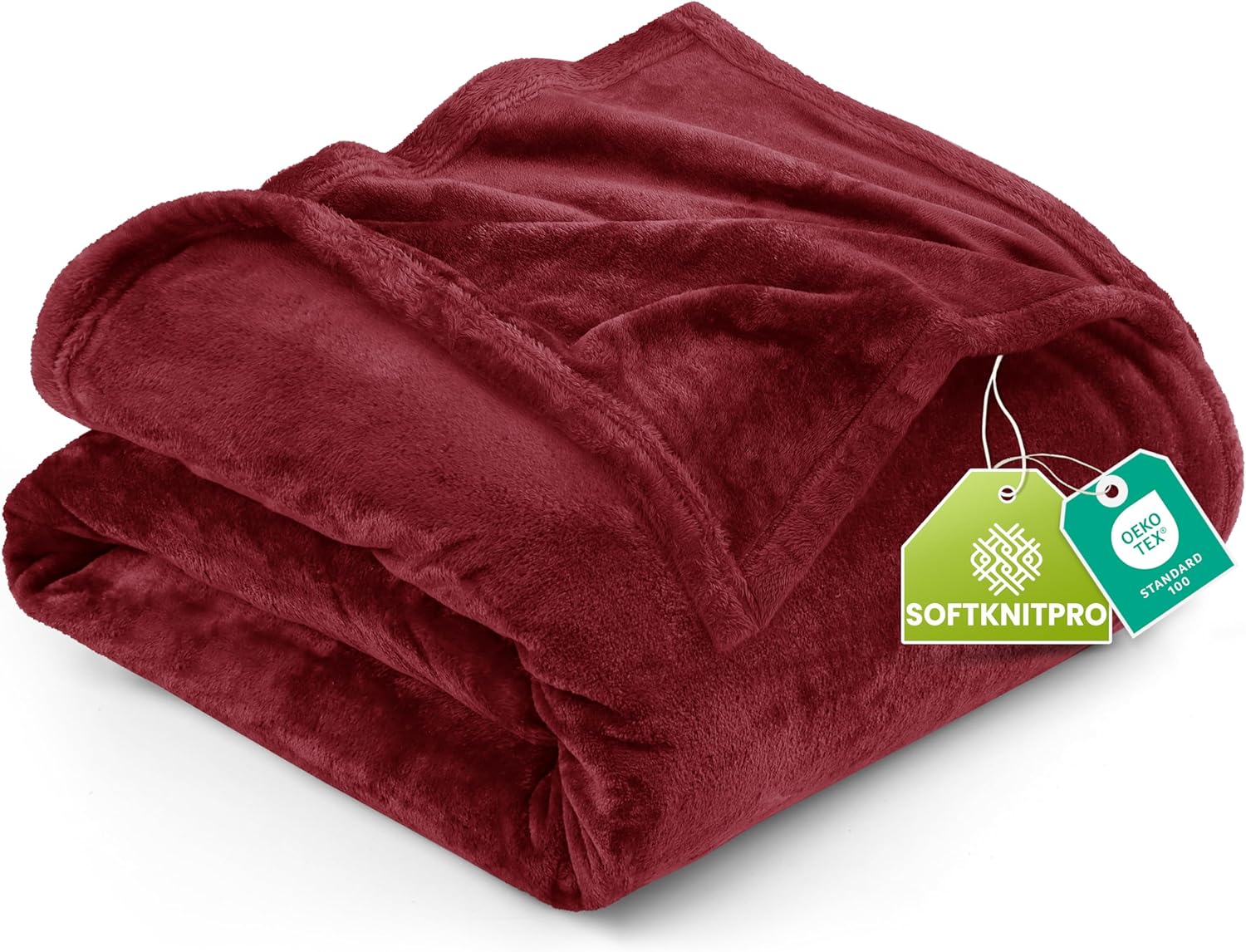 Bedding Fleece Blanket Queen Size Grey (90x90 Inches) Ultra Soft Warm Lightweight Microfiber Breathable Anti-Static Cozy Bed Blanket, All-Season Home Decor Gift for Men & Women
